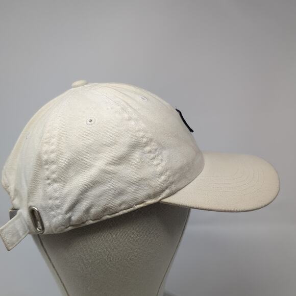 Fila Slideback Baseball Cap White One Size Adjustable Embroidered Vented Holes - Picture 5 of 10